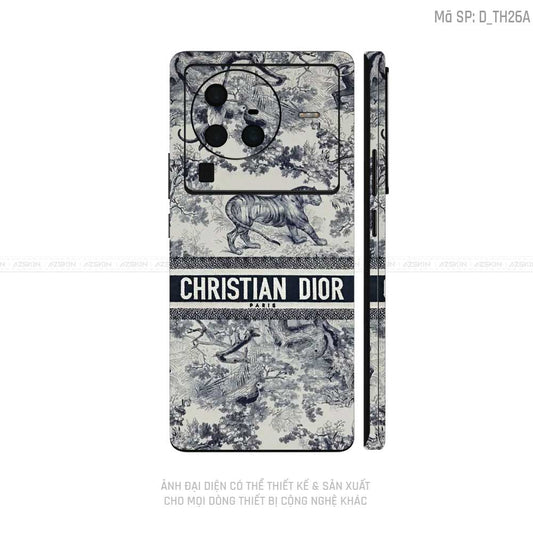 Dán Skin Vivo X Series Hình Christian Dior | D_TH26A