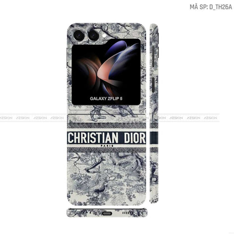 Dán Skin Galaxy Z Flip5 Hình Dior | D_TH26A