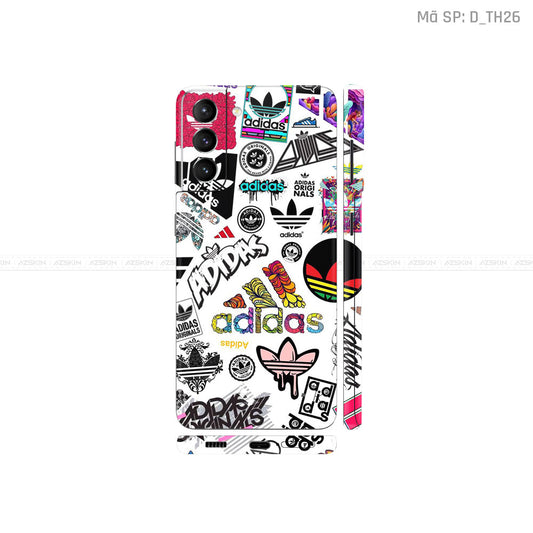 Dán Skin Galaxy S21 Series Hình Sticker Adidas | D_TH26