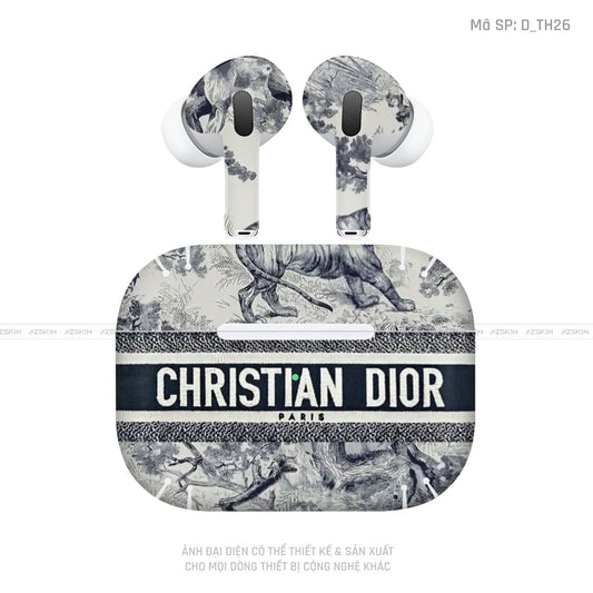 Dán Skin Tai Nghe Airpod 3 Hình Dior | D_TH26