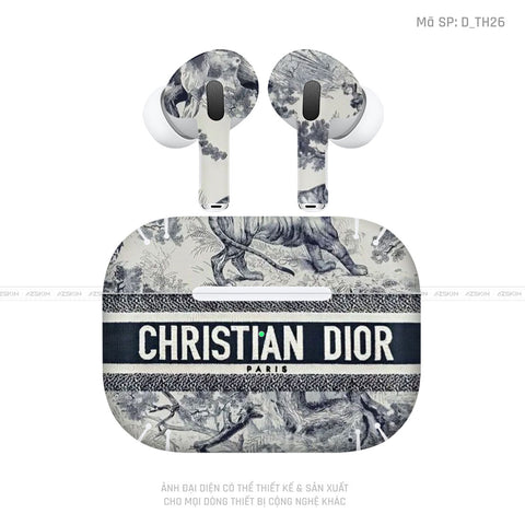 Dán Skin Tai Nghe Airpod 3 Hình Dior | D_TH26