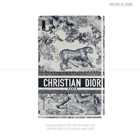 Dán Skin Galaxy Tab S7 Series Hình Christian Dior | D_TH25