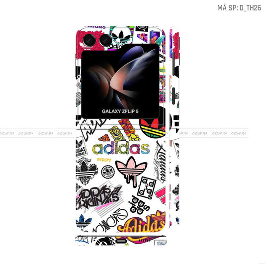 Dán Skin Galaxy Z Flip 7 Hình Adidas | D_TH26
