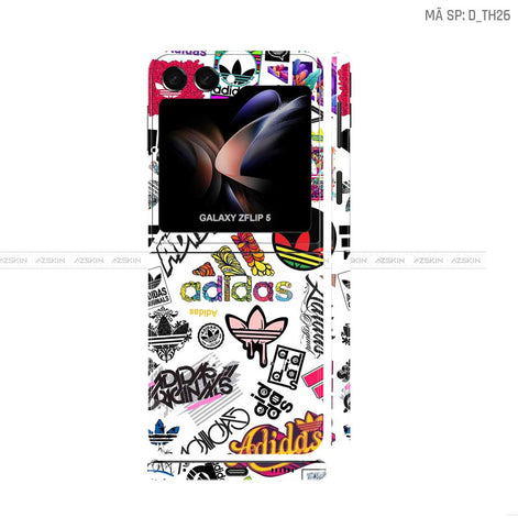 Dán Skin Galaxy Z Flip5 Hình Adidas | D_TH26