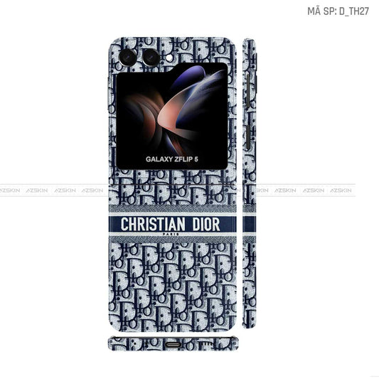Dán Skin Galaxy Z Flip 7 Hình Dior | D_TH27