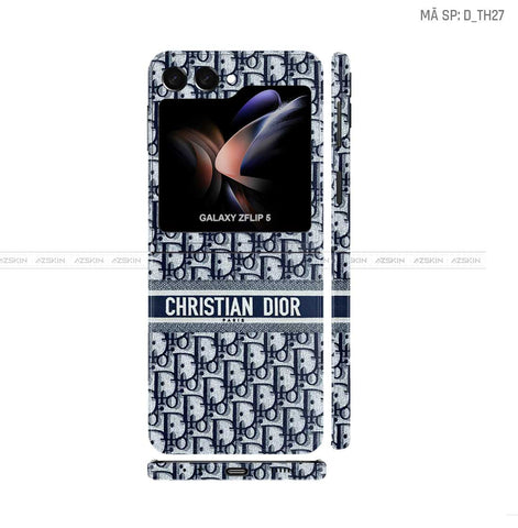 Dán Skin Galaxy Z Flip5 Hình Dior | D_TH27