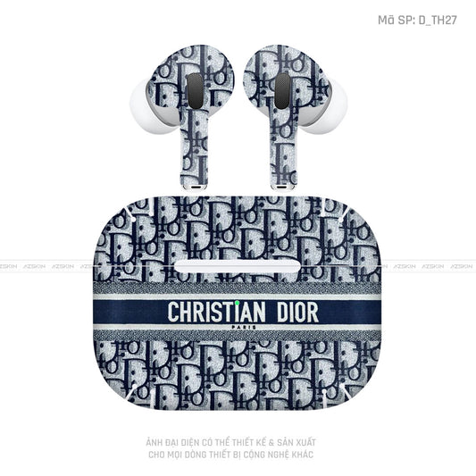 Dán Skin Tai Nghe Airpod Pro/ Pro 2 Hình Dior |D_TH27