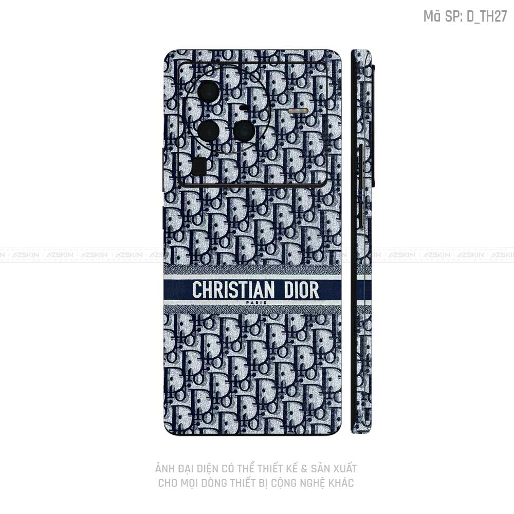 Dán Skin Vivo X Series Hình Christian Dior | D_TH27