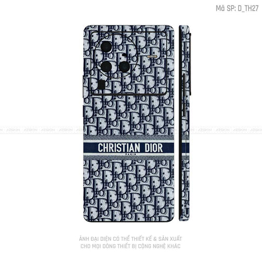 Dán Skin Vivo X Series Hình Christian Dior | D_TH27