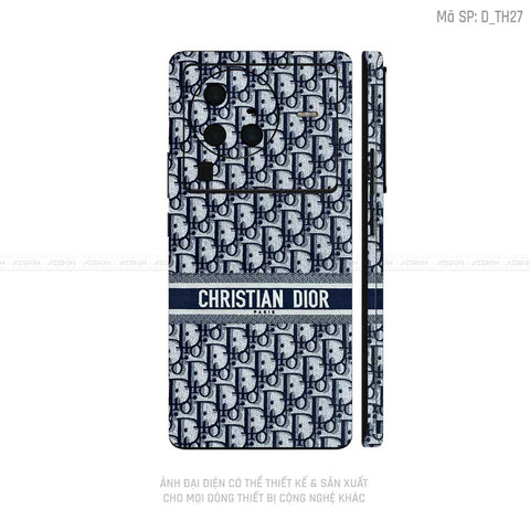 Dán Skin Vivo X Series Hình Christian Dior | D_TH27