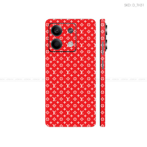 Dán Skin Điện Thoại Xiaomi Redmi 13 Series Hình Thương Hiệu | D_TH31