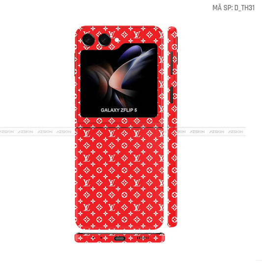 Dán Skin Galaxy Z Flip 7 Hình Pattern LV | D_TH31