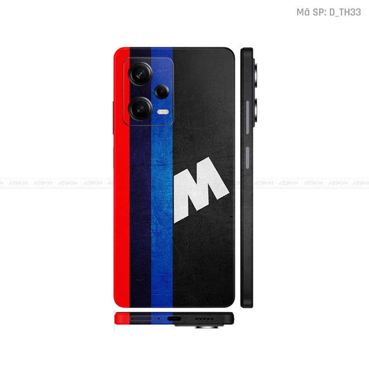 Dán Skin Xiaomi Redmi Note 12 Series Hình Thương Hiệu | D_TH33
