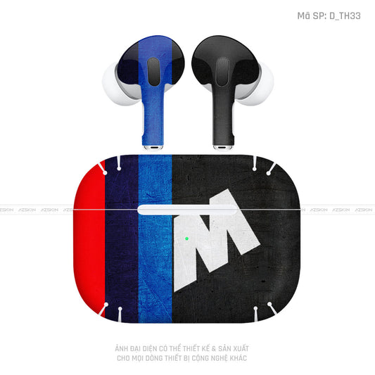 Dán Skin Tai Nghe Airpod 3 Hình BMW | D_TH33