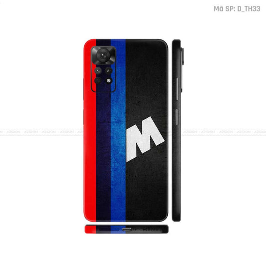 Dán Skin Xiaomi Redmi Note 11 Series Hình Thương Hiệu | D_TH33
