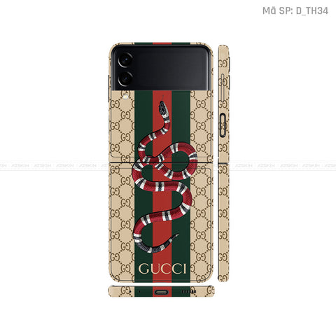 Dán Skin Galaxy Zflip3 Hình Gucci | D_TH34