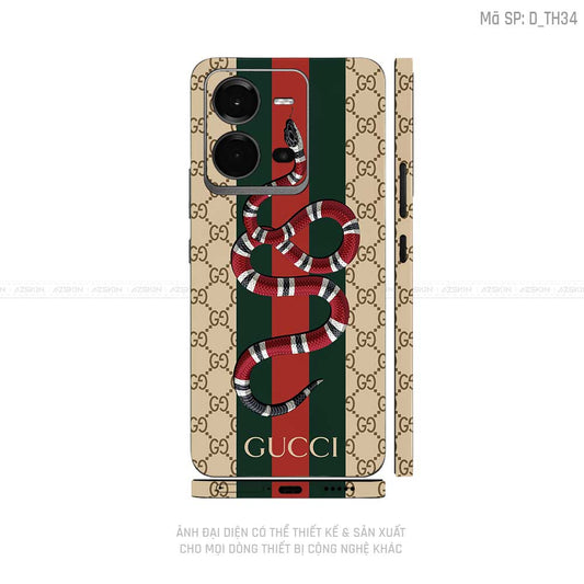 Dán Skin Vivo V Series Hình Gucci  | D_TH34