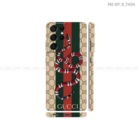 Dán Skin Galaxy S21 Series Hình Gucci | D_TH34