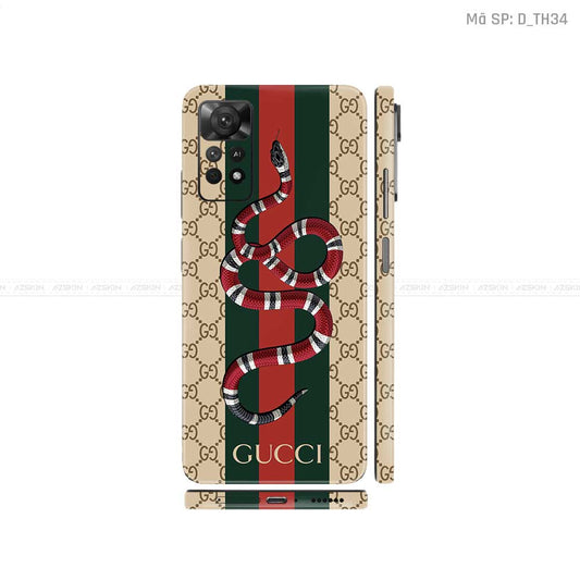 Dán Skin Xiaomi Redmi Note 11 Series Hình Thương Hiệu | D_TH34