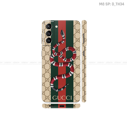 Dán Skin Galaxy S21 Series Hình Gucci | D_TH34