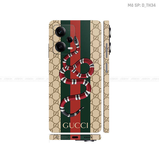 Dán Skin Xiaomi Redmi Note 12 Series Hình Thương Hiệu | D_TH34