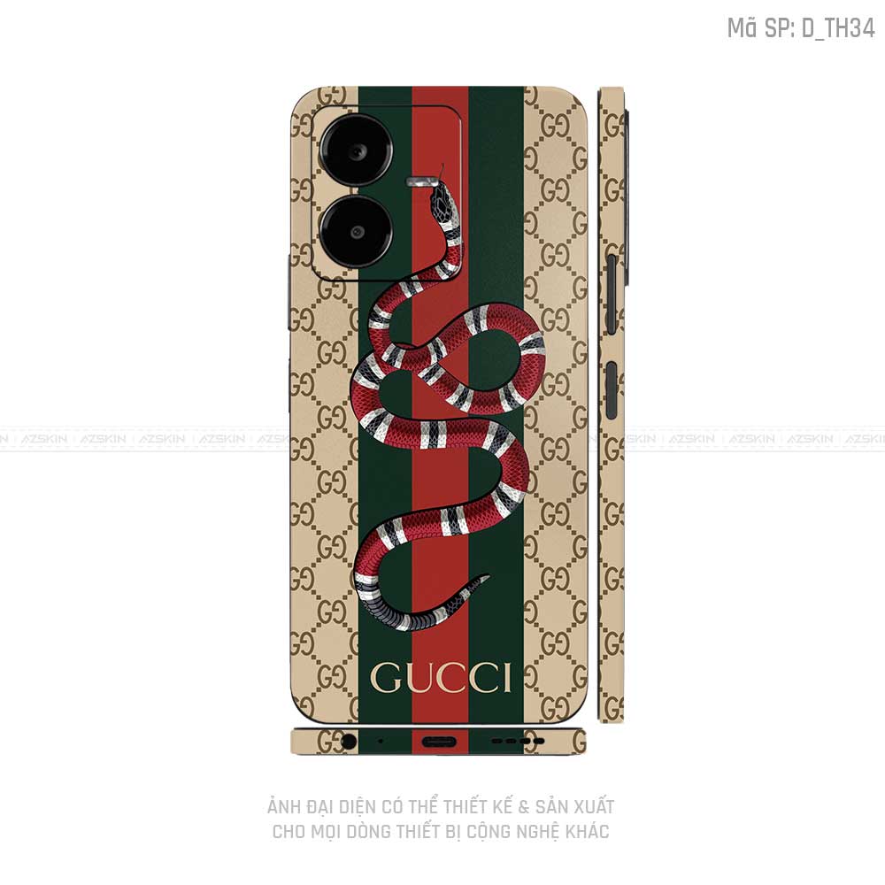 Dán Skin Vivo Y Series Hình Gucci | D_TH34