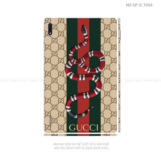 Dán Skin Galaxy Tab S8 Series Hình Gucci | D_TH34