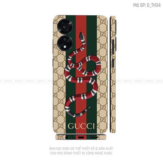 Miếng Dán Skin Điện Thoại OPPO A Series Hình Thương Hiệu | D_TH34