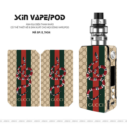 Dán Skin Vape Hình Thương Hiệu | D_TH34