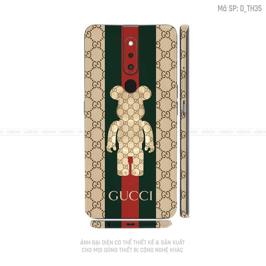 Miếng Dán Skin Điện Thoại OPPO F Series Hình Thương Hiệu | D_TH35