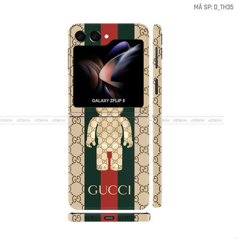 Dán Skin Galaxy Z Flip5 Hình Gucci | D_TH35