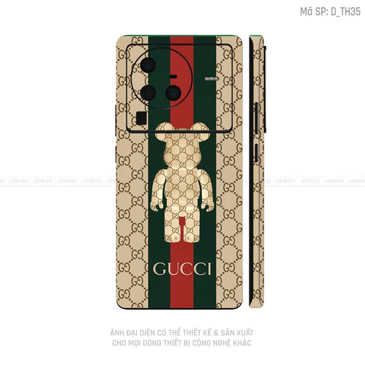 Dán Skin Vivo X Series Hình Gucci | D_TH35