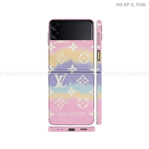 Dán Skin Galaxy Zflip3 Hình Pattern LV| D_TH36