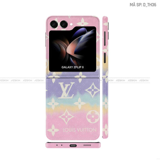 Dán Skin Galaxy Z Flip 7 Hình Pattern LV | D_TH36