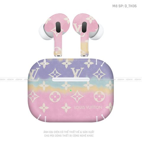 Dán Skin Tai Nghe Airpod Pro/ Pro 2 Hình LV | D_TH36