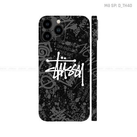 Dán Skin IPhone 14 Series Hình Thương Hiệu Stussy | D_TH40
