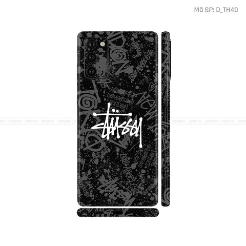 Dán Skin Galaxy Note 20 Series Hình Stussy | D_TH40