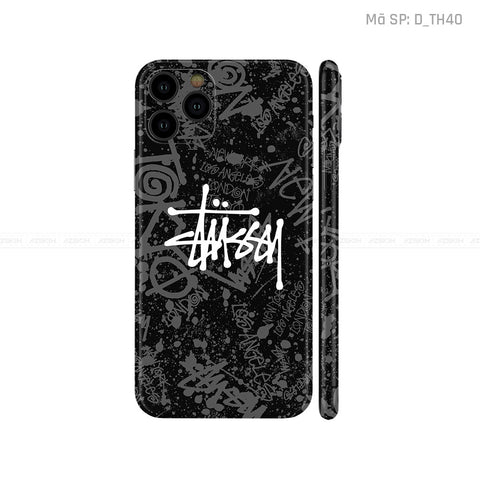 Dán Skin IPhone 11 Series Hình Thương Hiệu Stussy | D_TH40