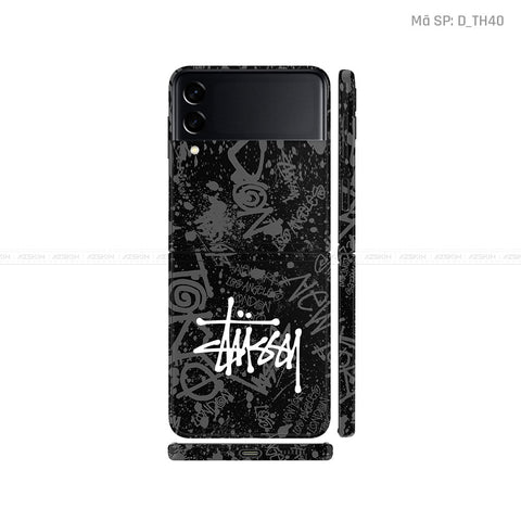 Dán Skin Galaxy Zflip4 Hình Stussy | D_TH40