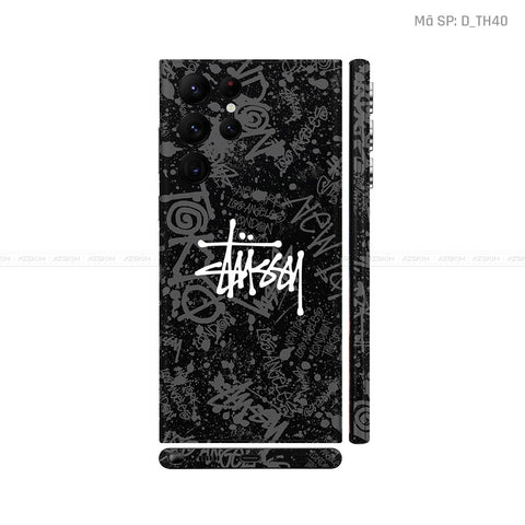 Dán Skin Galaxy S22 Series Hình Stussy | D_TH40