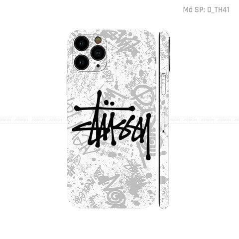 Dán Skin IPhone 11 Series Hình Thương Hiệu Stussy | D_TH41