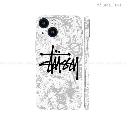 Dán Skin IPhone 14 Series Hình Thương Hiệu Stussy | D_TH41