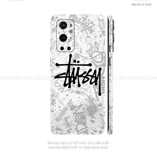 Dán Skin Oneplus 8/9 Series Hình Thương Hiệu Stussy | D_TH41