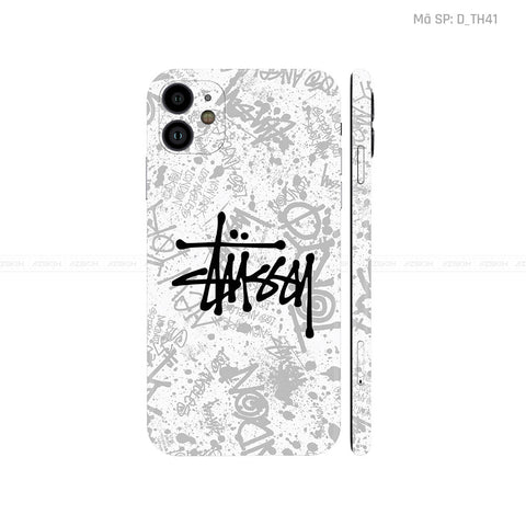 Dán Skin IPhone 11 Series Hình Thương Hiệu Stussy | D_TH41