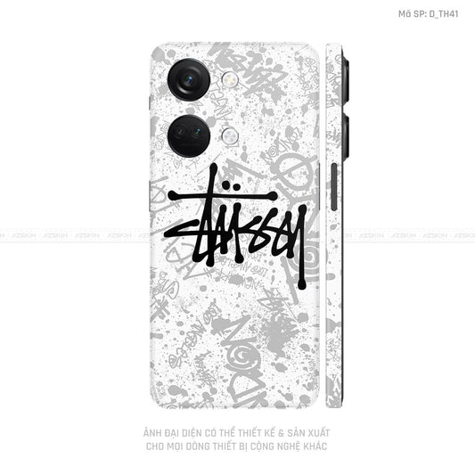Dán Skin Oneplus Nord Series Hình Thương Hiệu Stussy | D_TH41