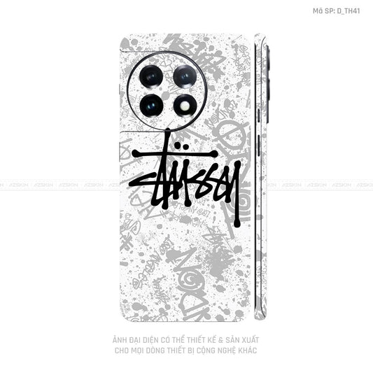 Dán Skin Oneplus 11 Series Hình Thương Hiệu Stussy | D_TH41