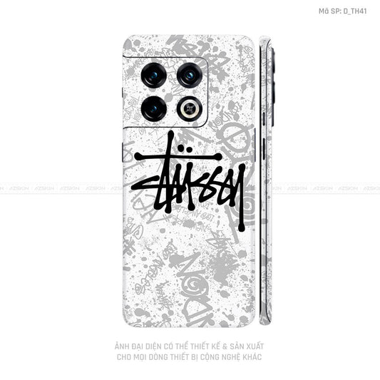 Dán Skin Oneplus 10 Series Hình Thương Hiệu Stussy | D_TH41