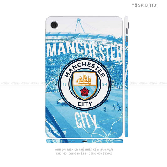 Dán Skin Máy Tính Bảng Oppo Pad Series Hình CLB Manchester City | D_TT01