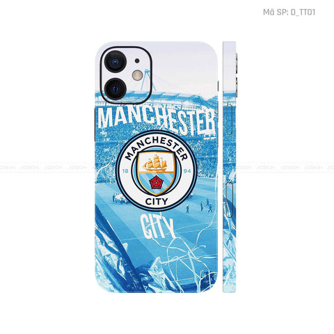 Dán Skin IPhone 12 Series Hình Manchester City | D_TT01