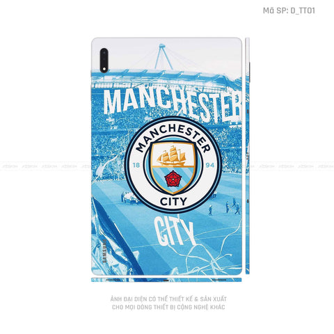 Dán Skin Galaxy Tab S8 Series Hình Manchester City | D_TT01